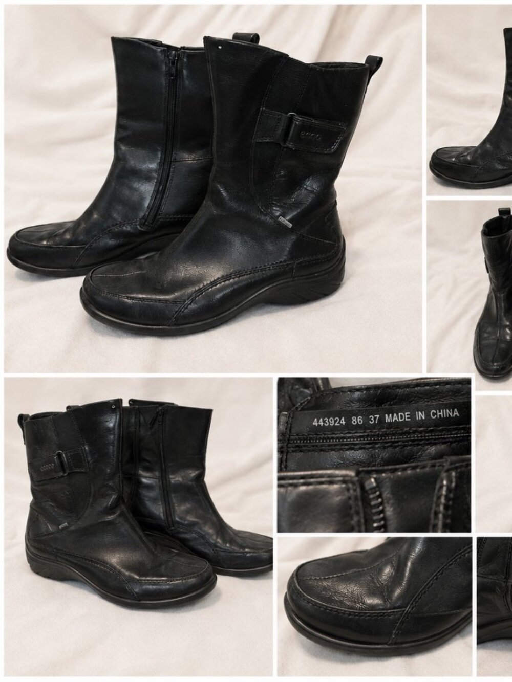 Ecco Leather Ankle Boots